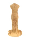 draped long dress