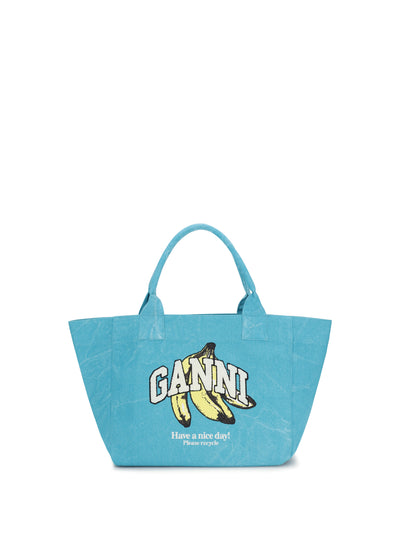 medium banana print tote bag