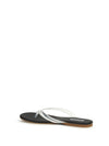 leather and rubber flip-flop sandals