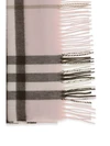 check cashmere scarf