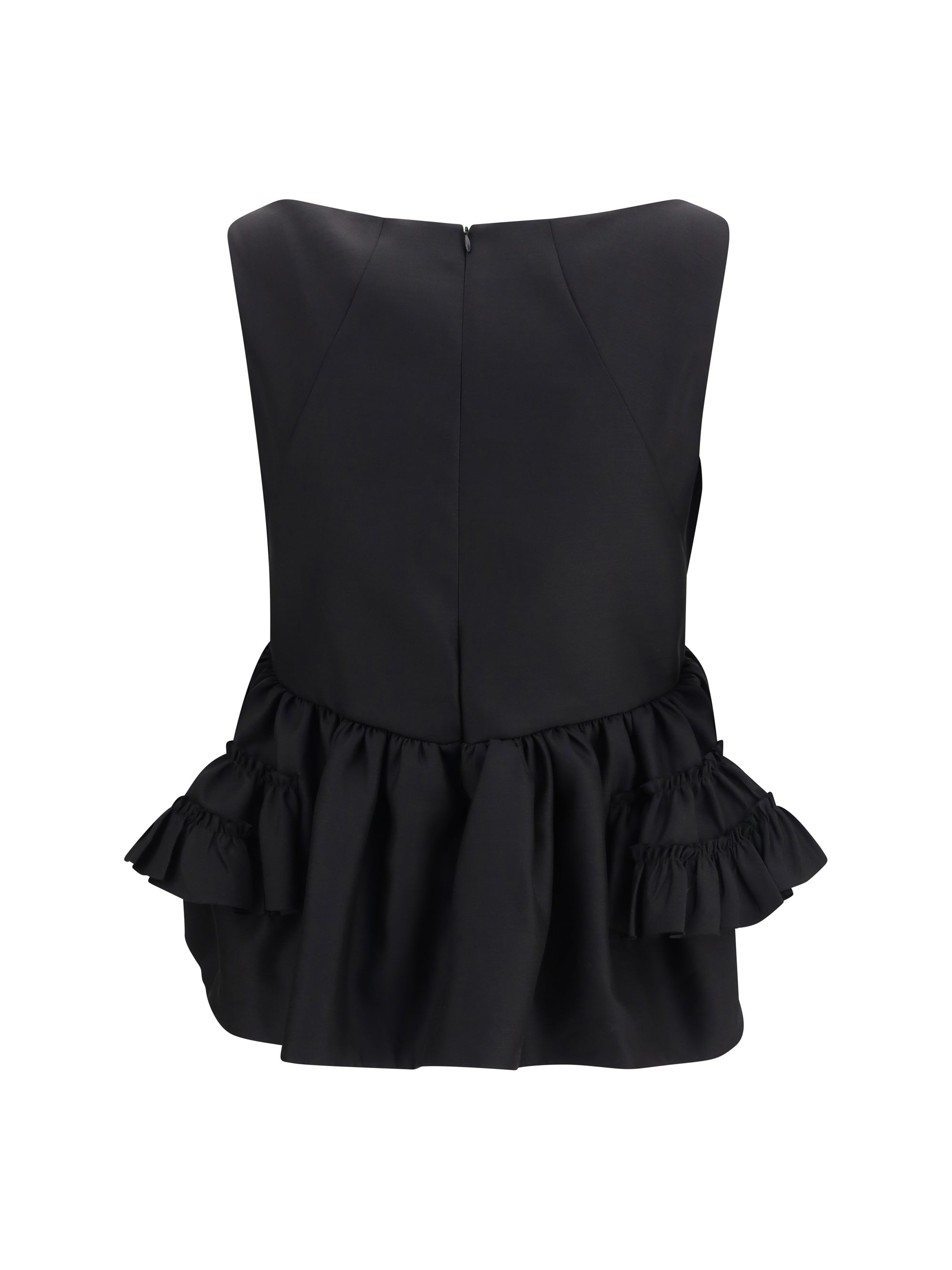 ruffled peplum top
