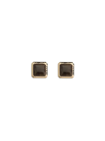 square enamel earrings