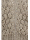 mohair and wool blend cardigan