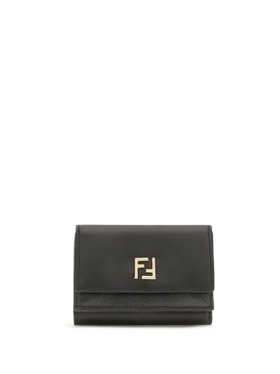 ff mini trifold leather wallet