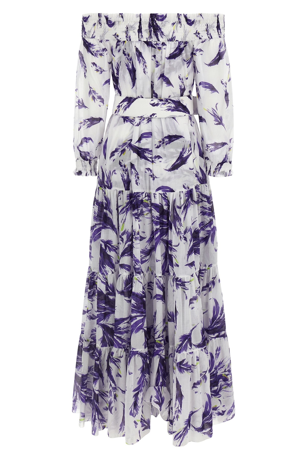 SAMANTHA SUNG 2 eden long dress in cotton muslin