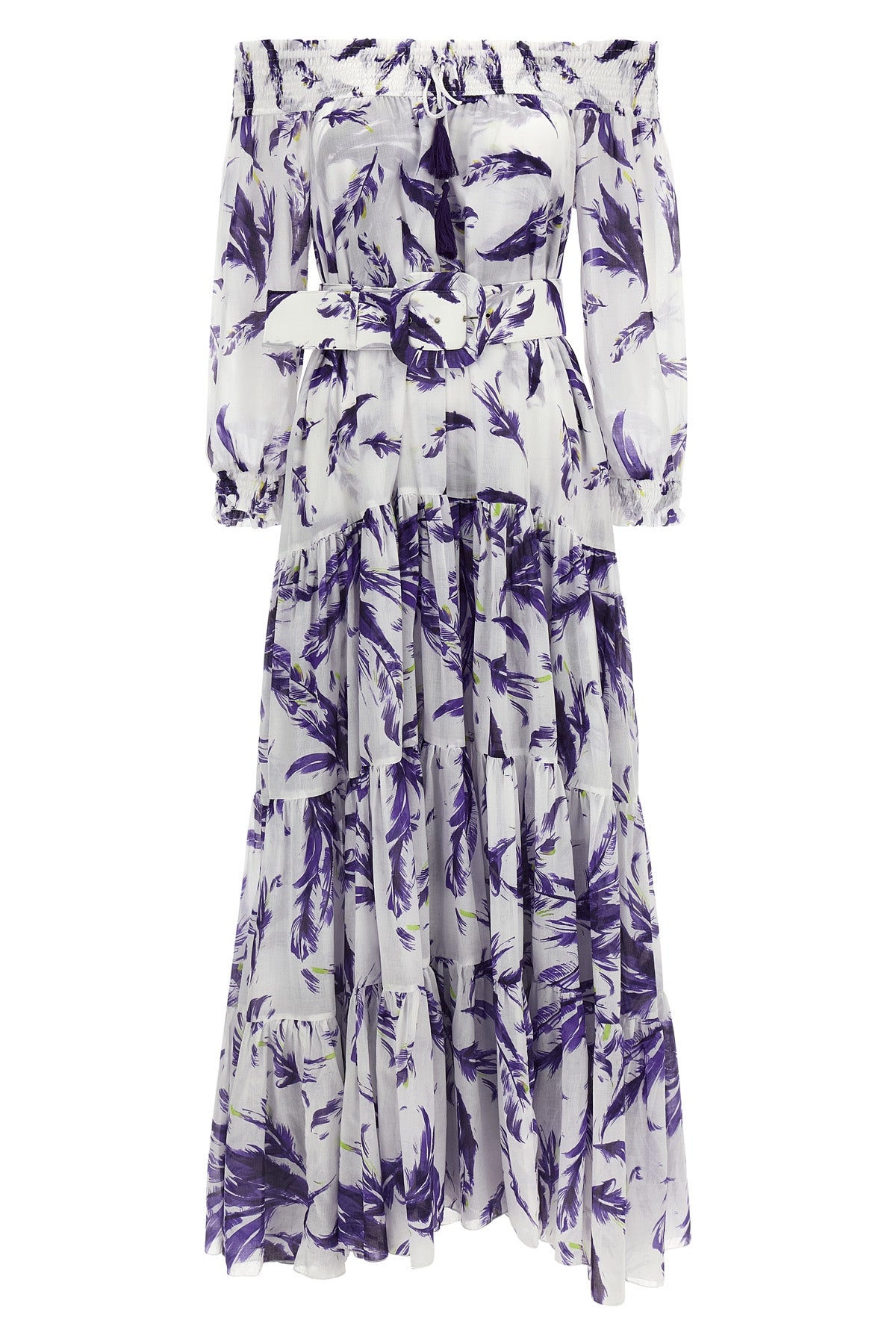 SAMANTHA SUNG 2 eden long dress in cotton muslin