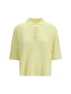 short-sleeve polo neck sweater