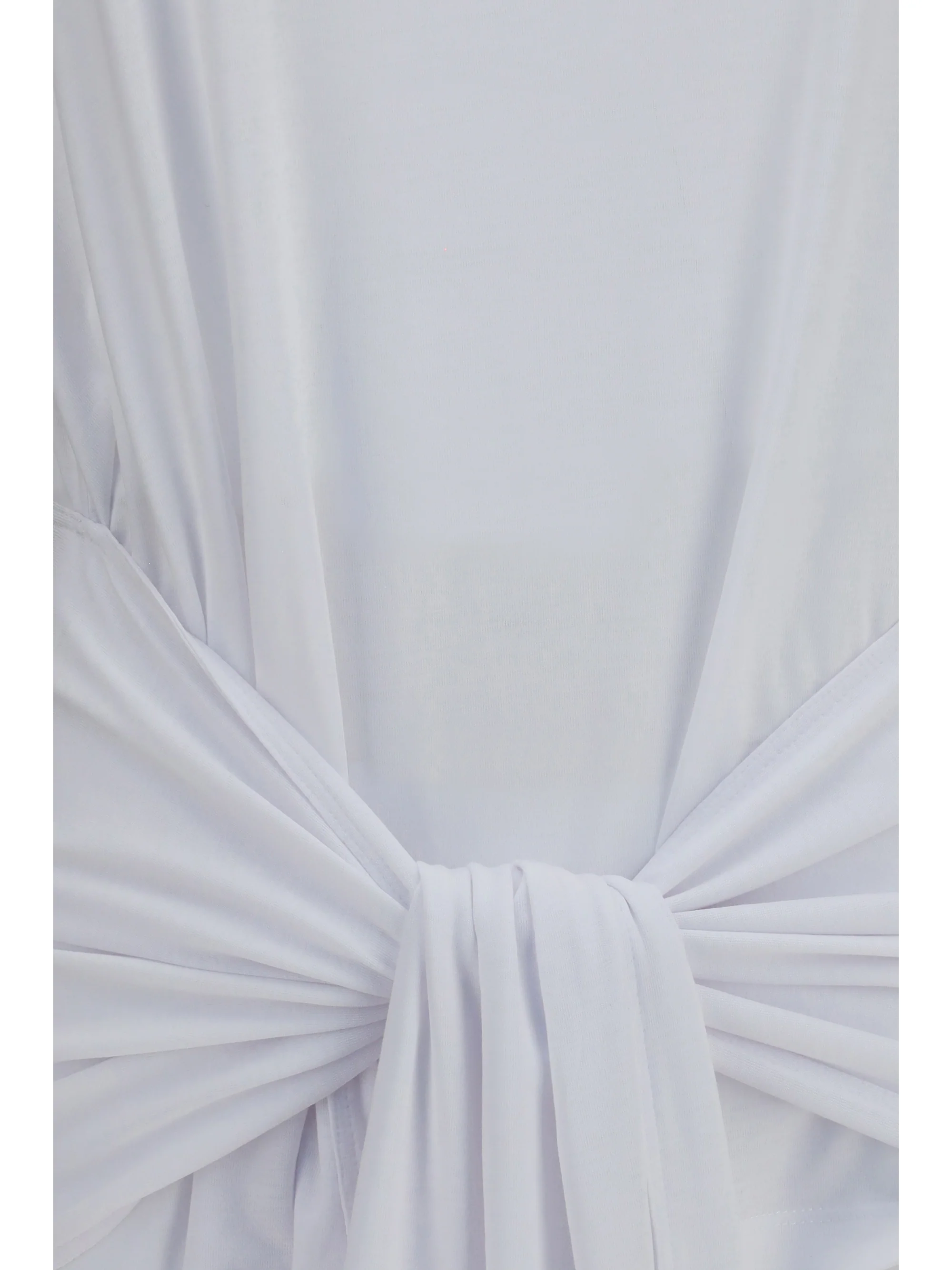 draped-waist jersey t-shirt