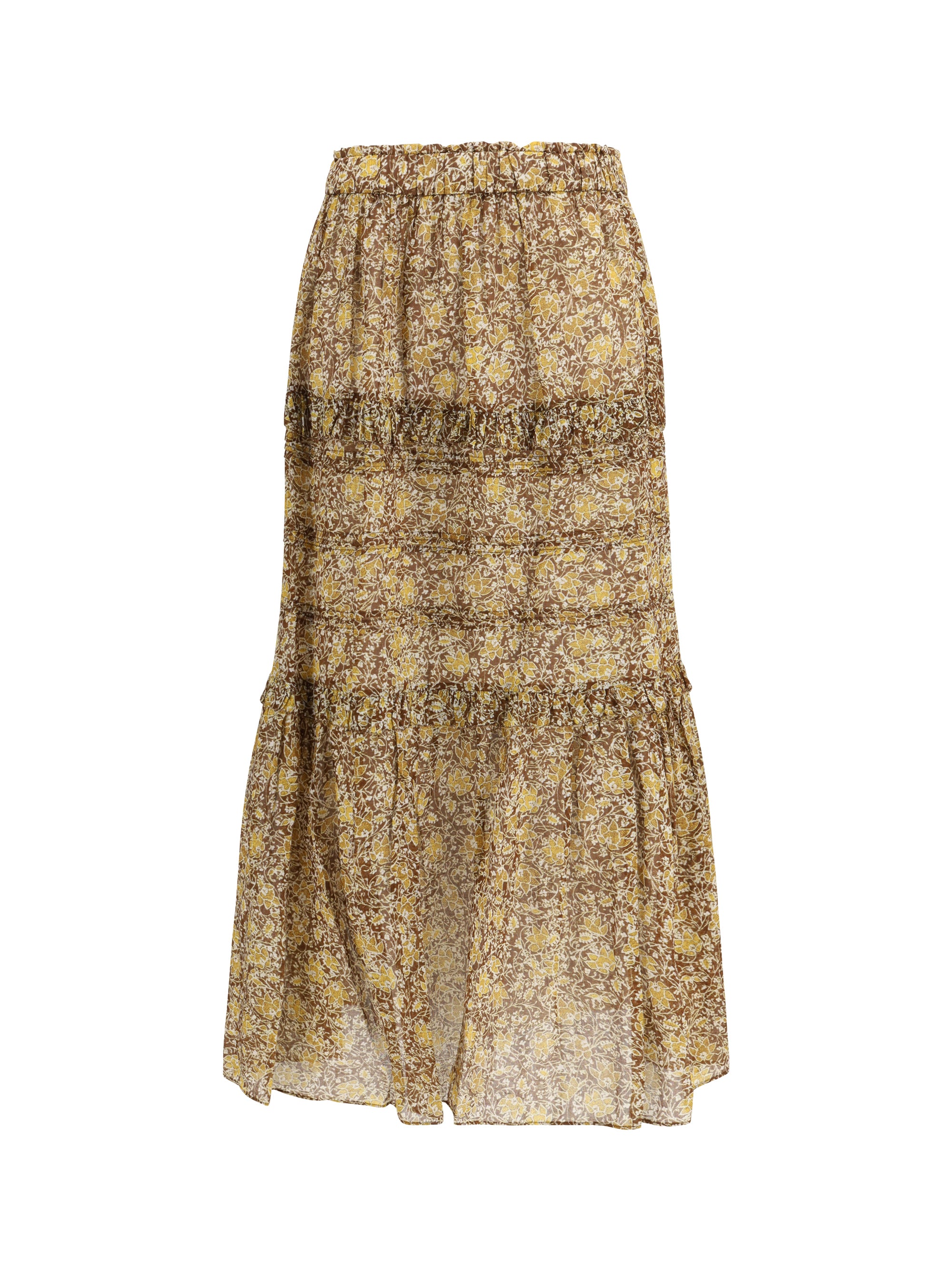 MARANT ETOILE 36  volomia long ruffled skirt
