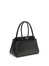 top handle bag with triangle logo