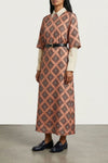 long dress in silk