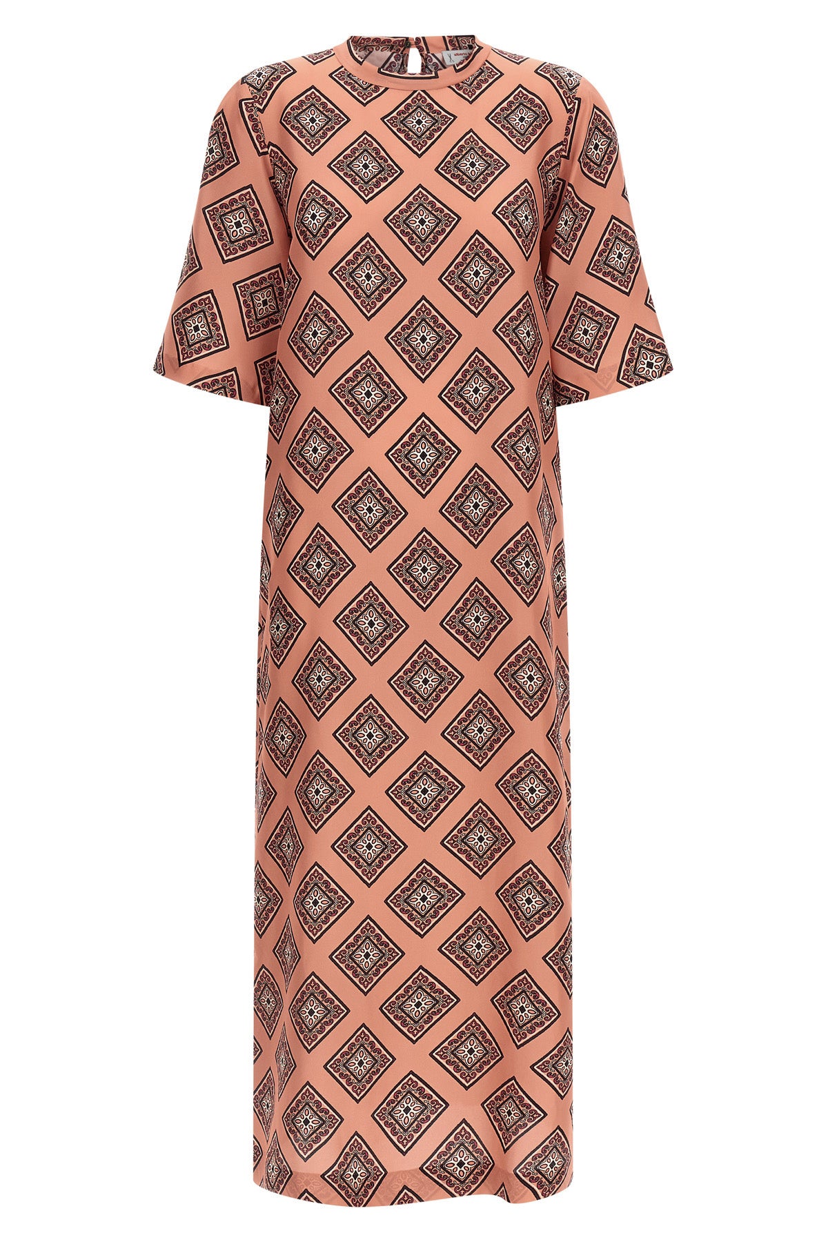 long dress in silk