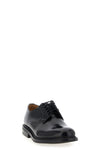 shannon derby in polished brushed calf leather