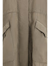 high-neck parka