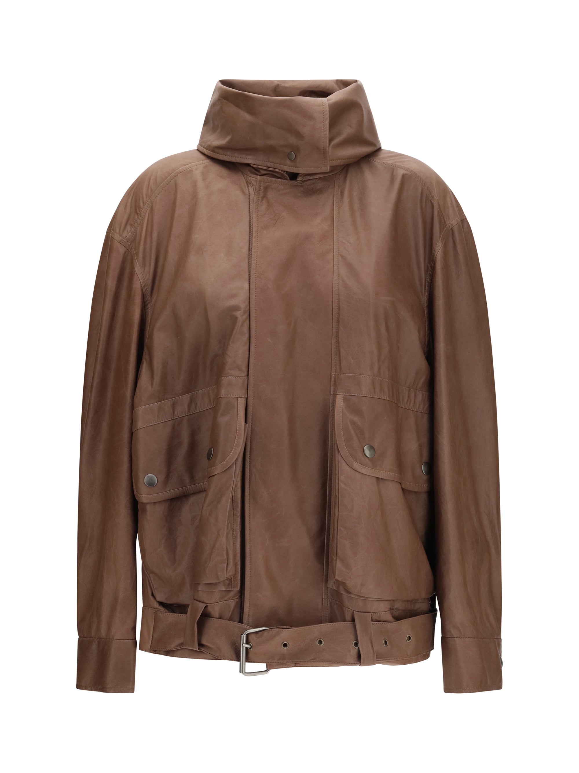 CALVIN KLEIN 38 isa leather jacket