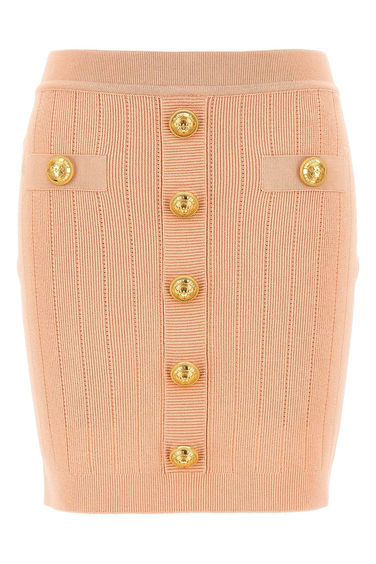 BALMAIN 40 stretch viscose blend skirt