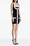 dress in stretch viscose blend