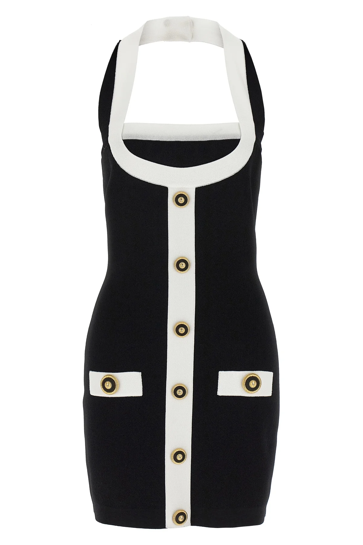 dress in stretch viscose blend