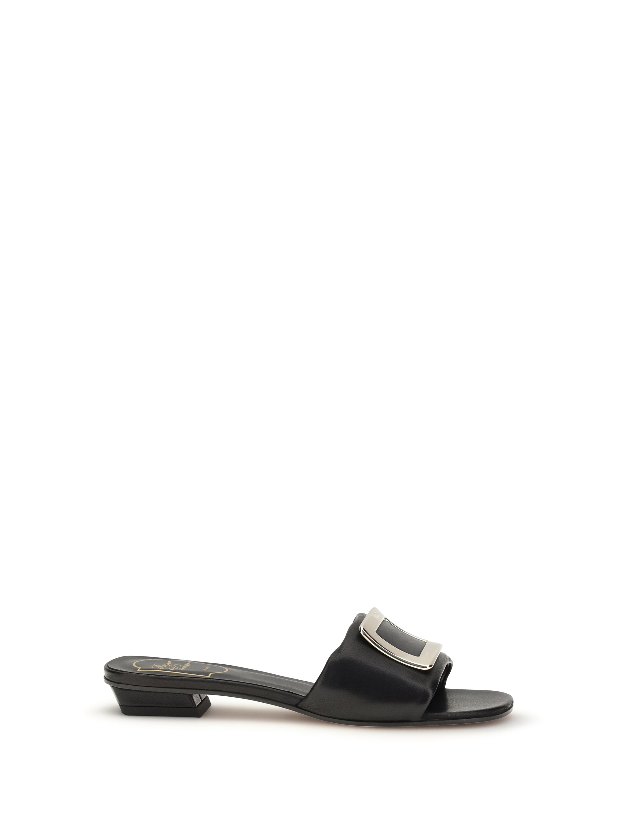 ROGER VIVIER 36 leather slide sandals