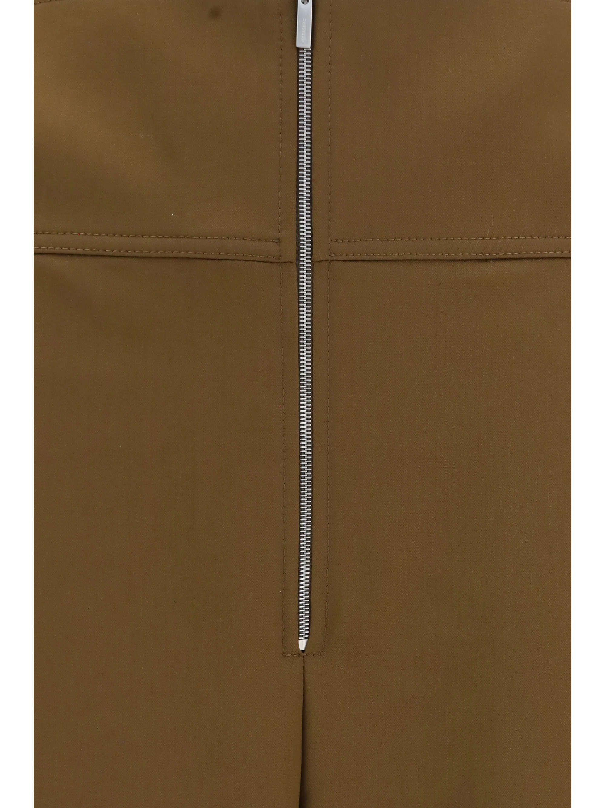 wide balloon-fit zip pants