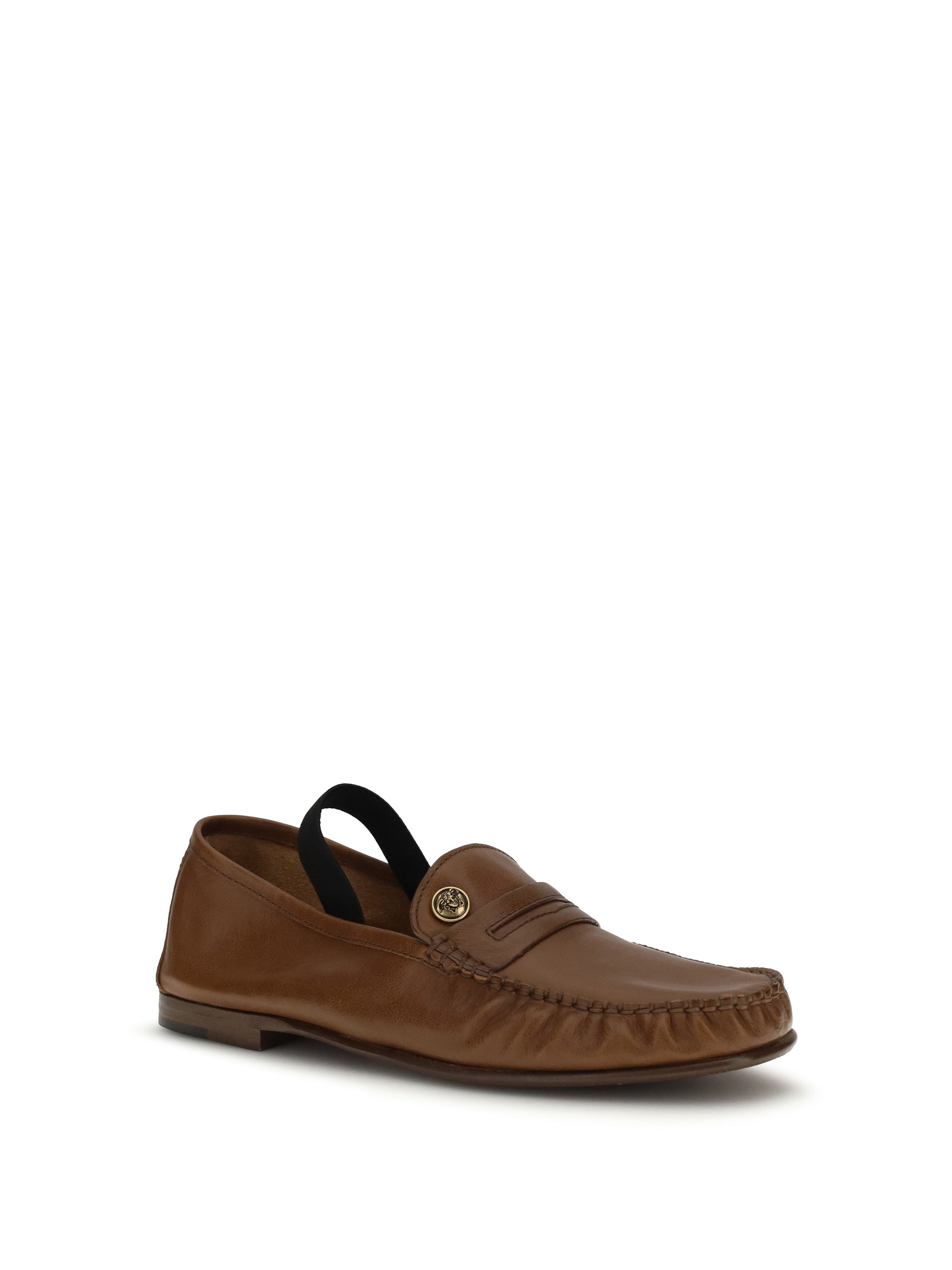 VERSACE 36 leather loafers