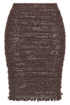 emma midi skirt in semi-transparent stretch tulle handmade