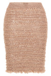 emma midi skirt in semi-transparent stretch tulle handmade