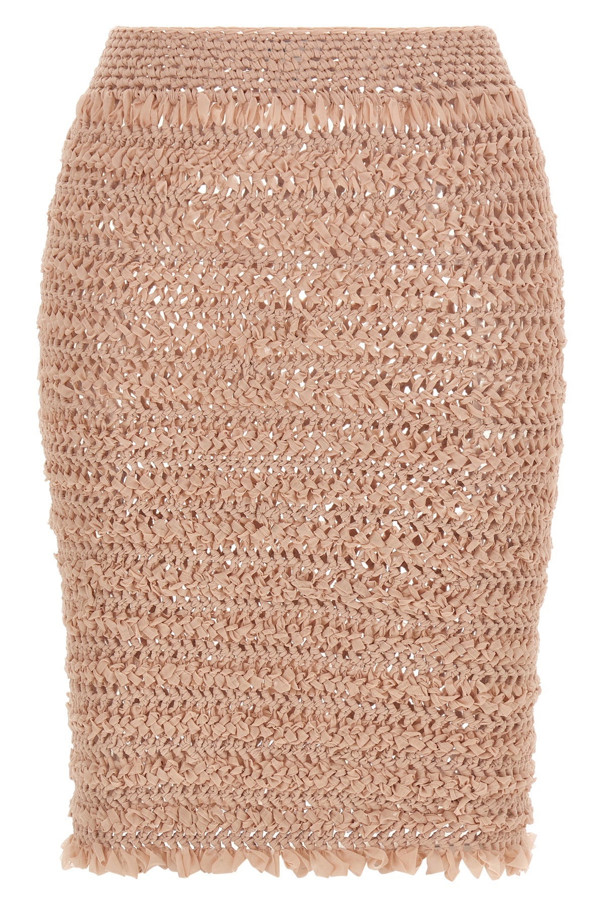 ALLIS OS emma midi skirt in semi-transparent stretch tulle handmade