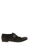 shangai vintage effect suede loafers