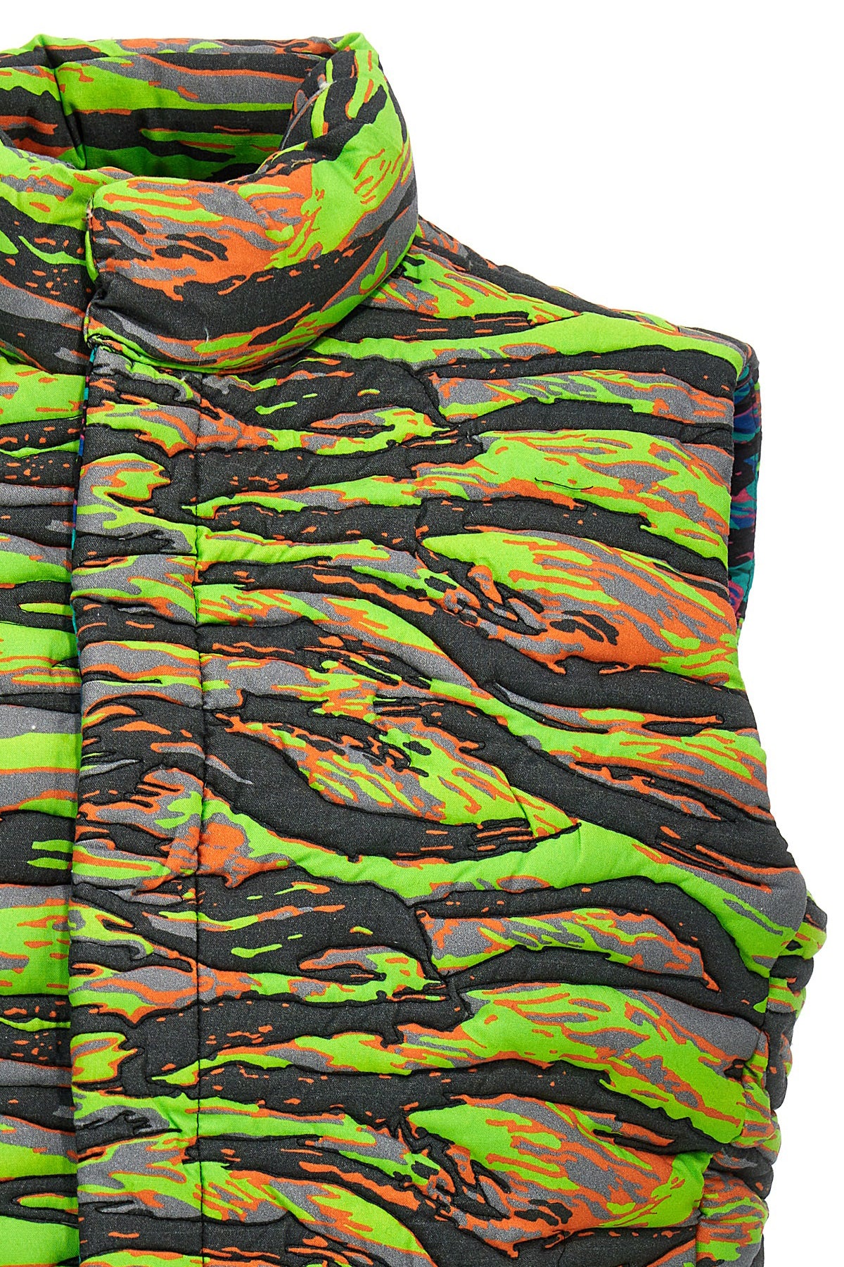 quilted camouflage cotton vest