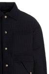 chore quilted stripes quilted nylon down jacket