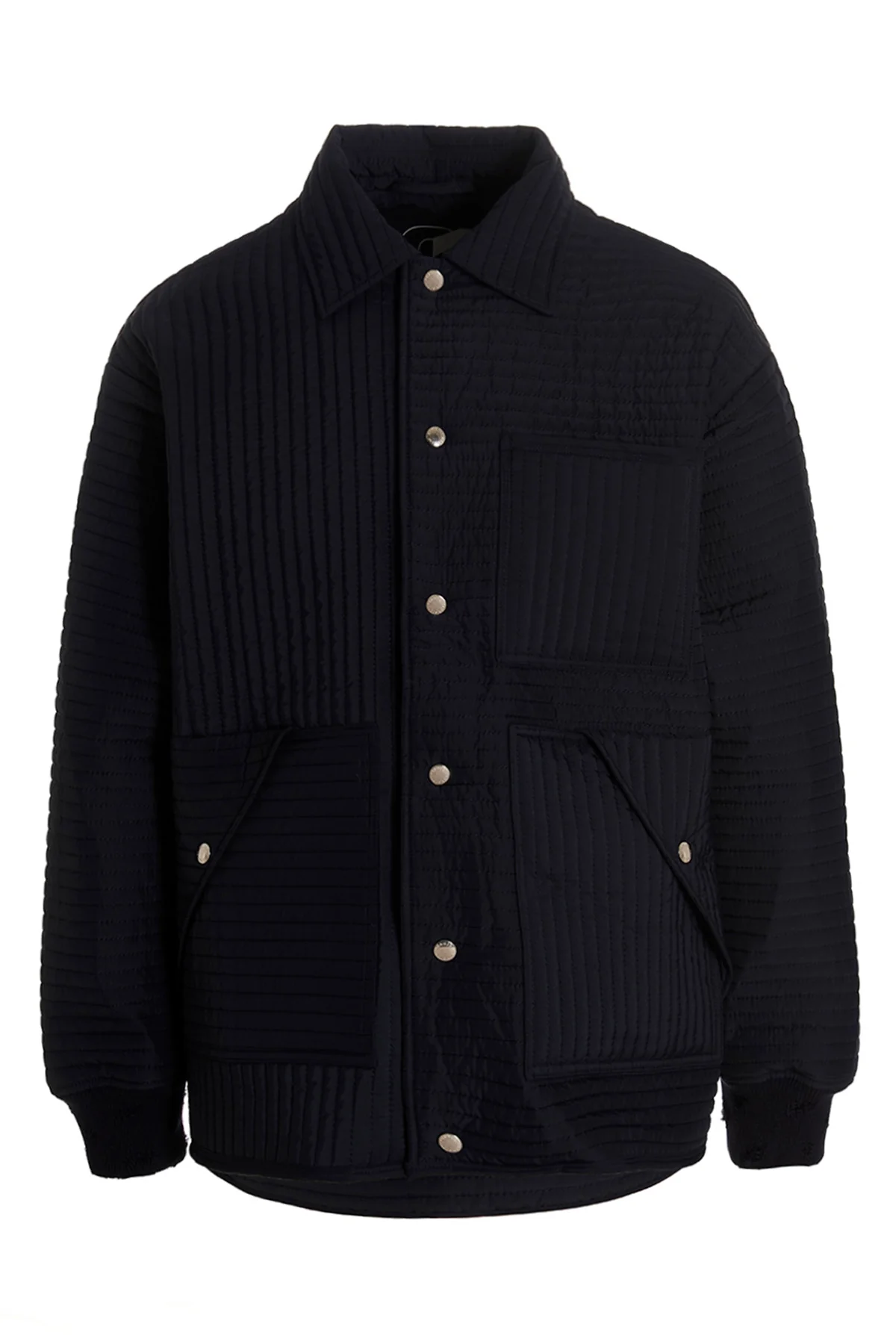 KHRISJOY 0.0 chore quilted stripes quilted nylon down jacket