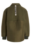 chore quilted stripes quilted nylon down jacket
