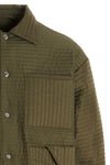 chore quilted stripes quilted nylon down jacket