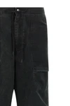 barren cargo delavé effect cotton pants