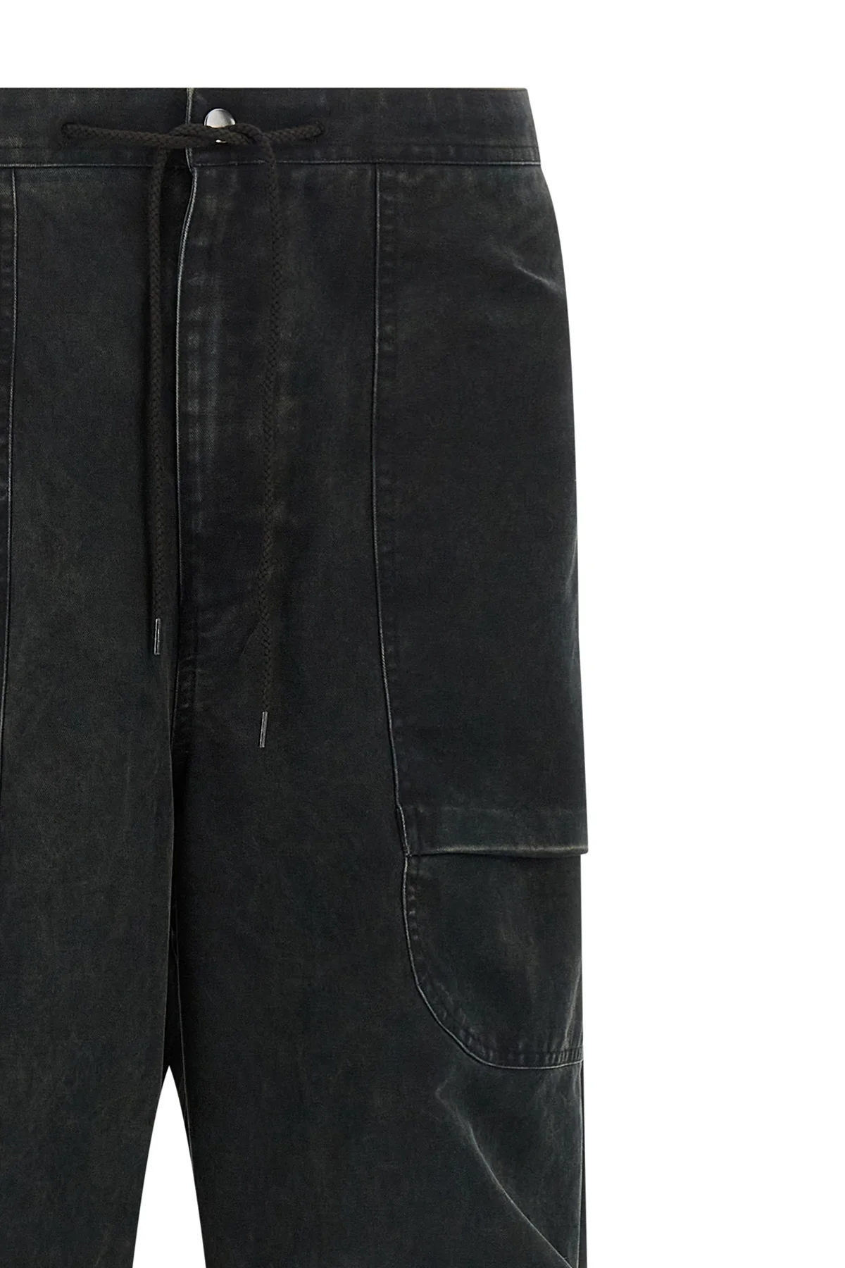barren cargo delavé effect cotton pants