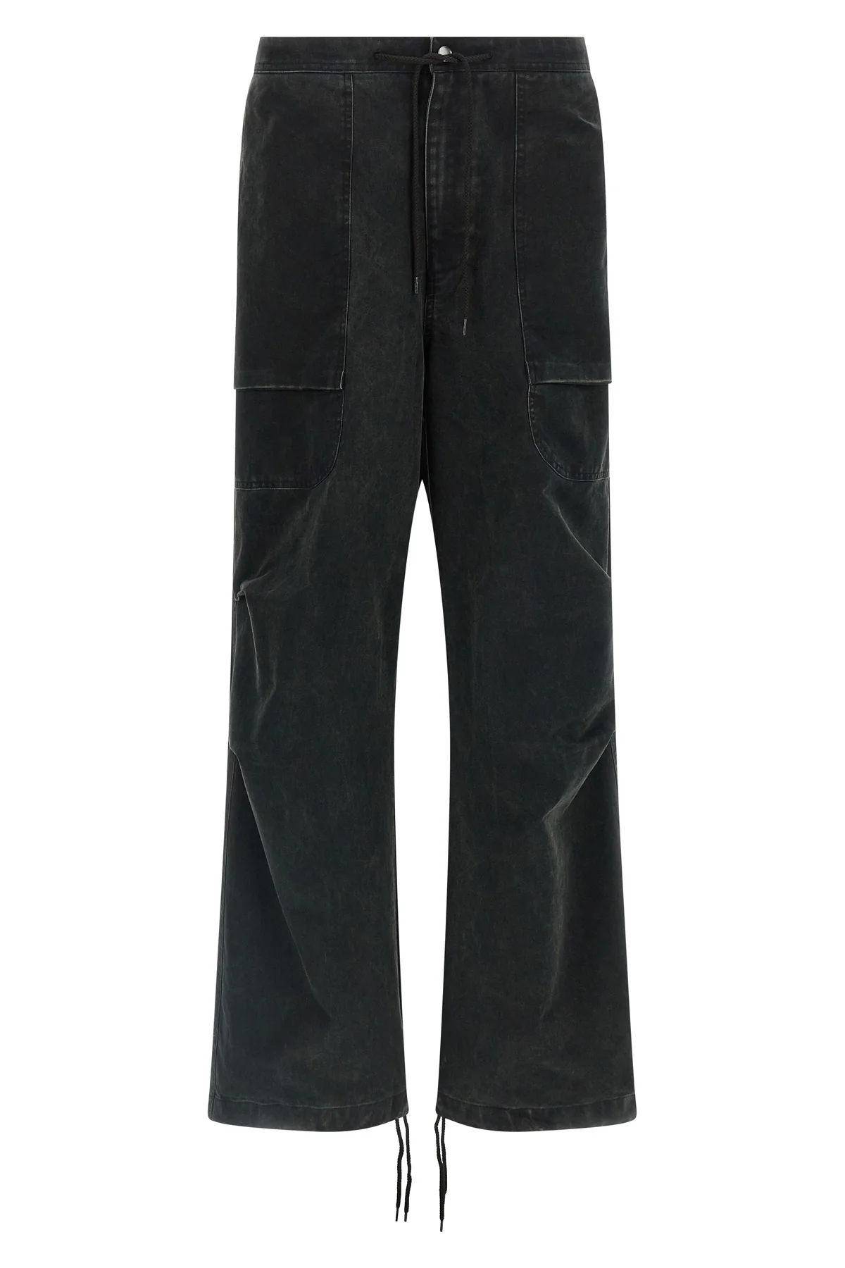 barren cargo delavé effect cotton pants