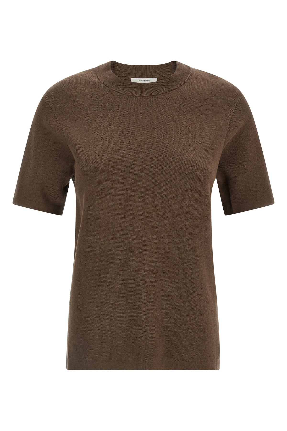 mercerized cotton crew neck t-shirt