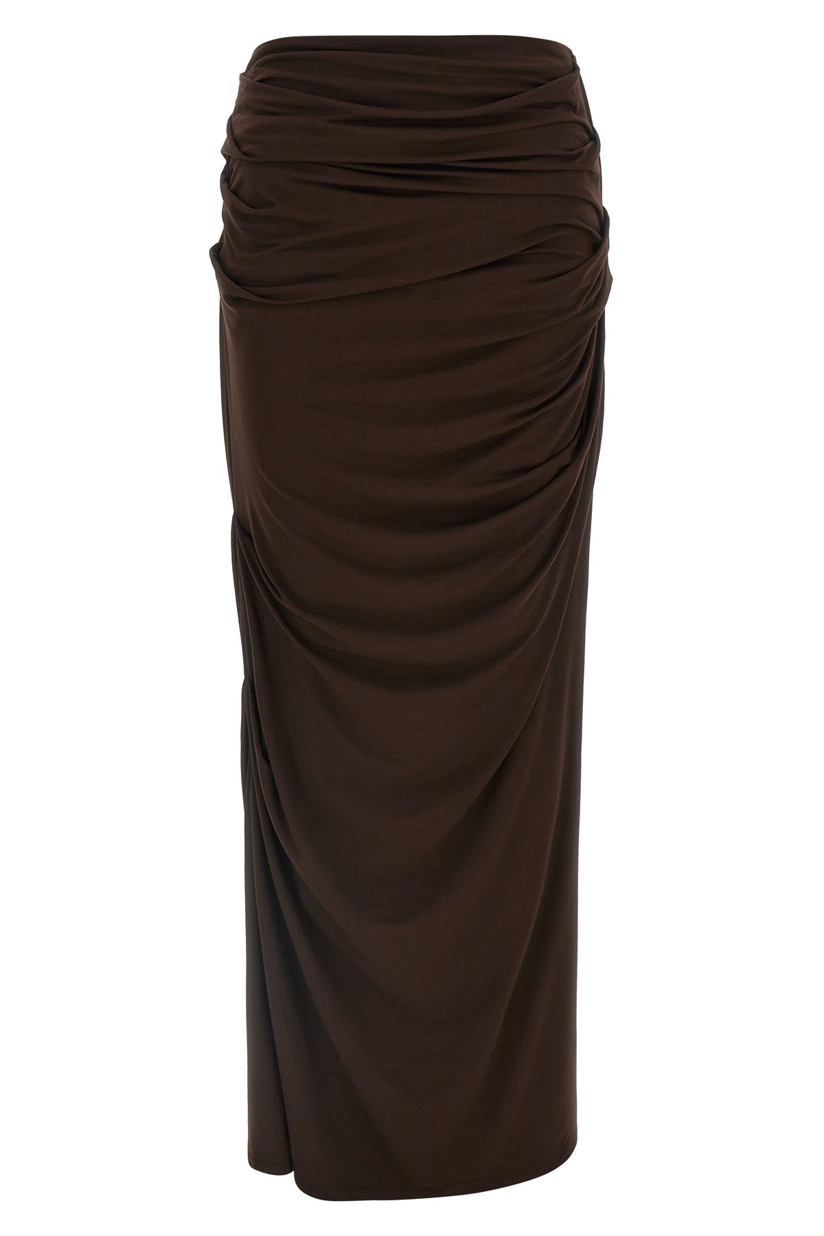 ENTIRE STUDIOS M 245 g/m² long drape stretch viscose skirt