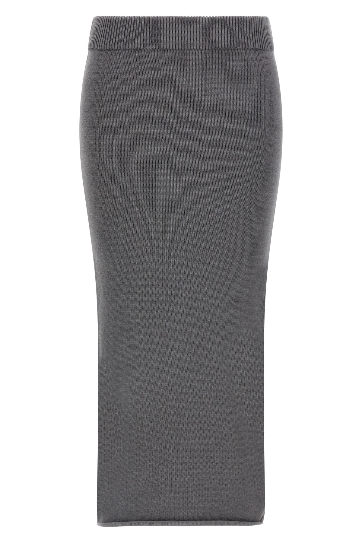 ENTIRE STUDIOS S raw knit midi skirt in cotton knit
