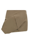 mini structured cotton skirt