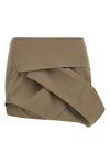 mini structured cotton skirt