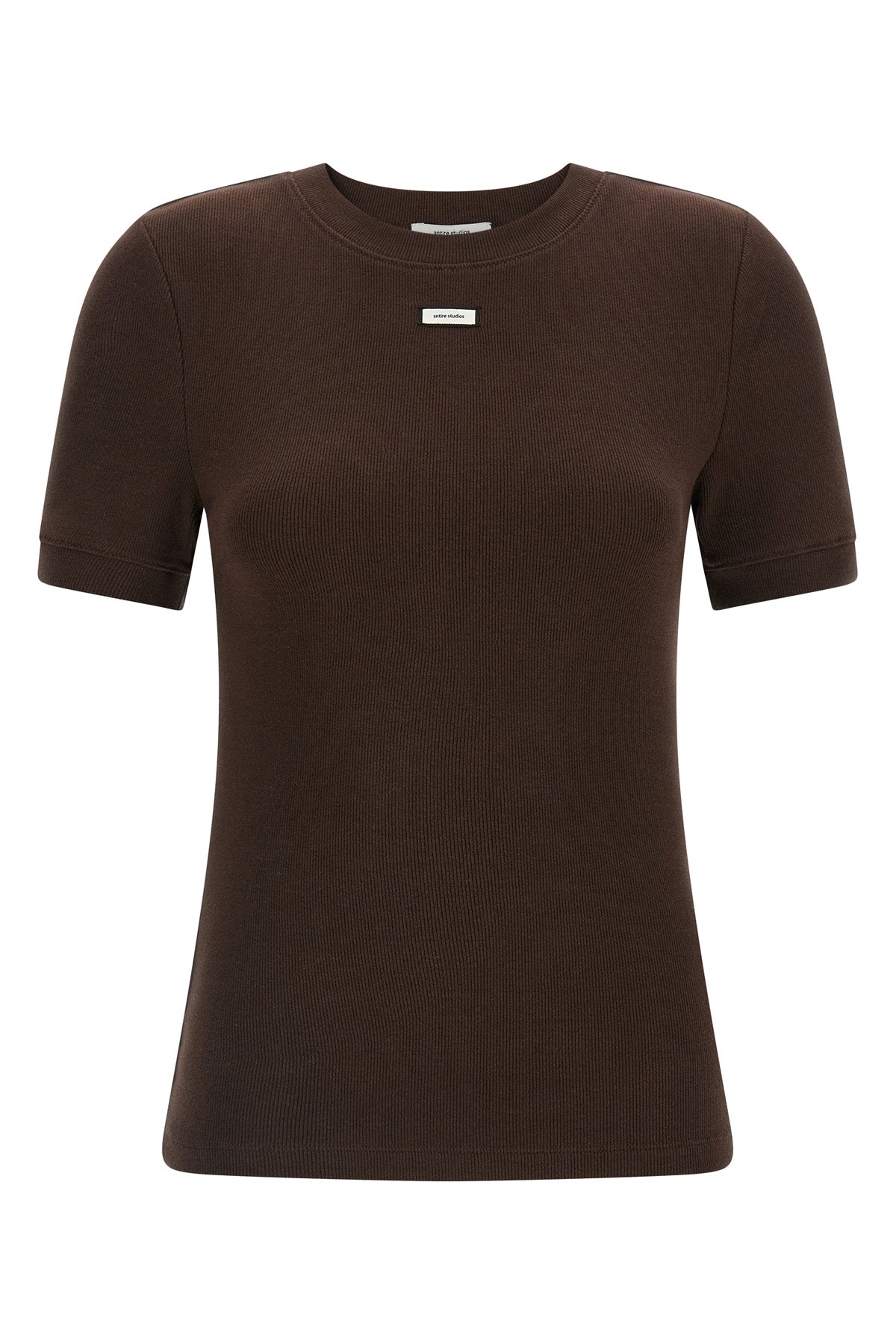 ENTIRE STUDIOS M lounge ribbed stretch cotton t-shirt