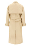 classic cotton canvas trench coat