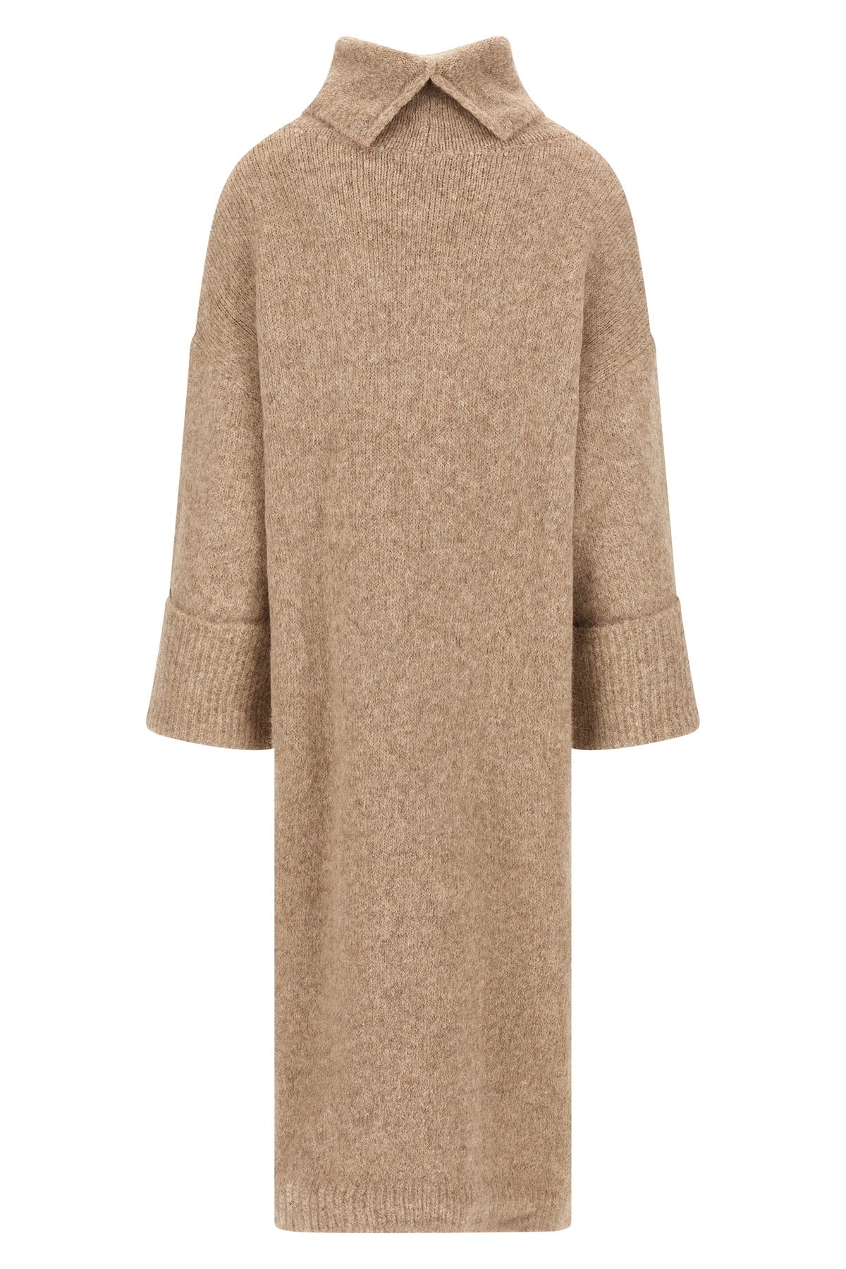 ENTIRE STUDIOS XS-S manhattan alpaca knit midi dress