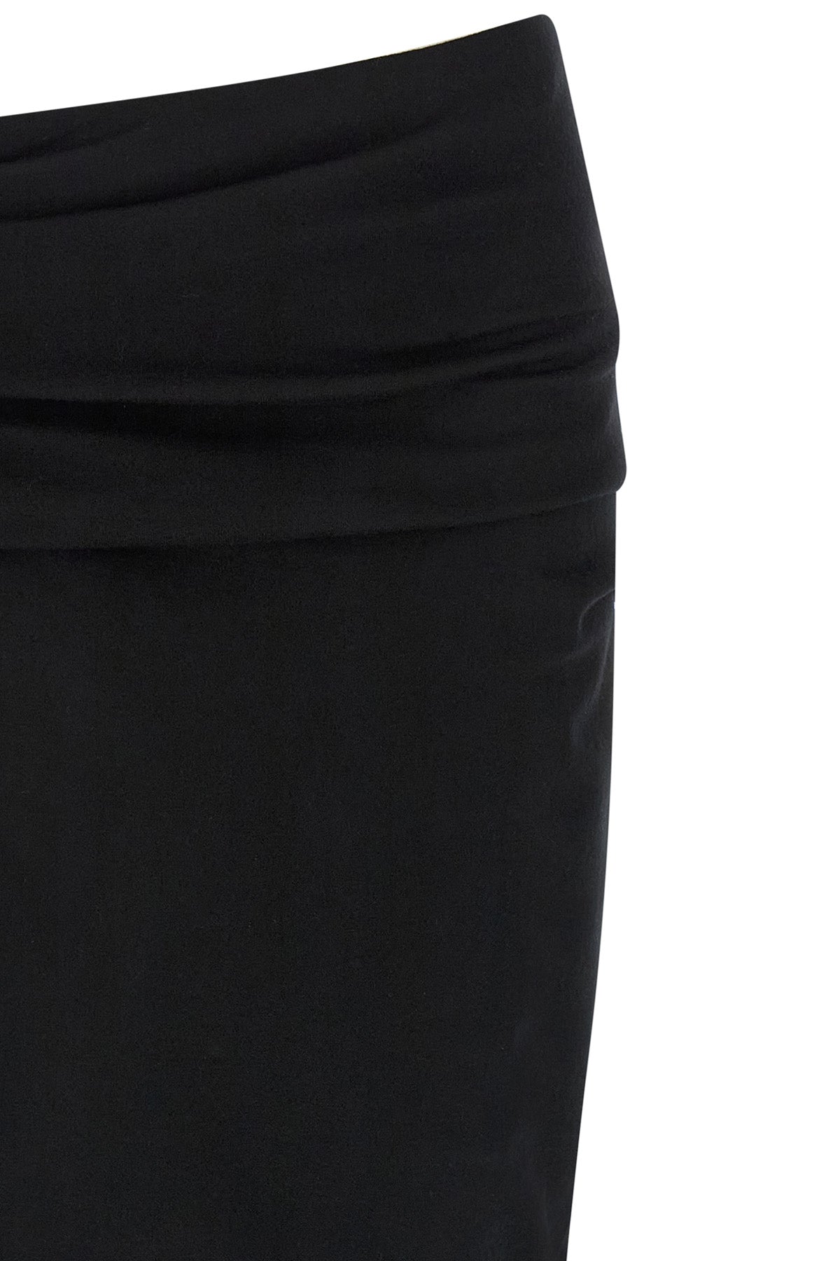 midi skirt in stretch wool