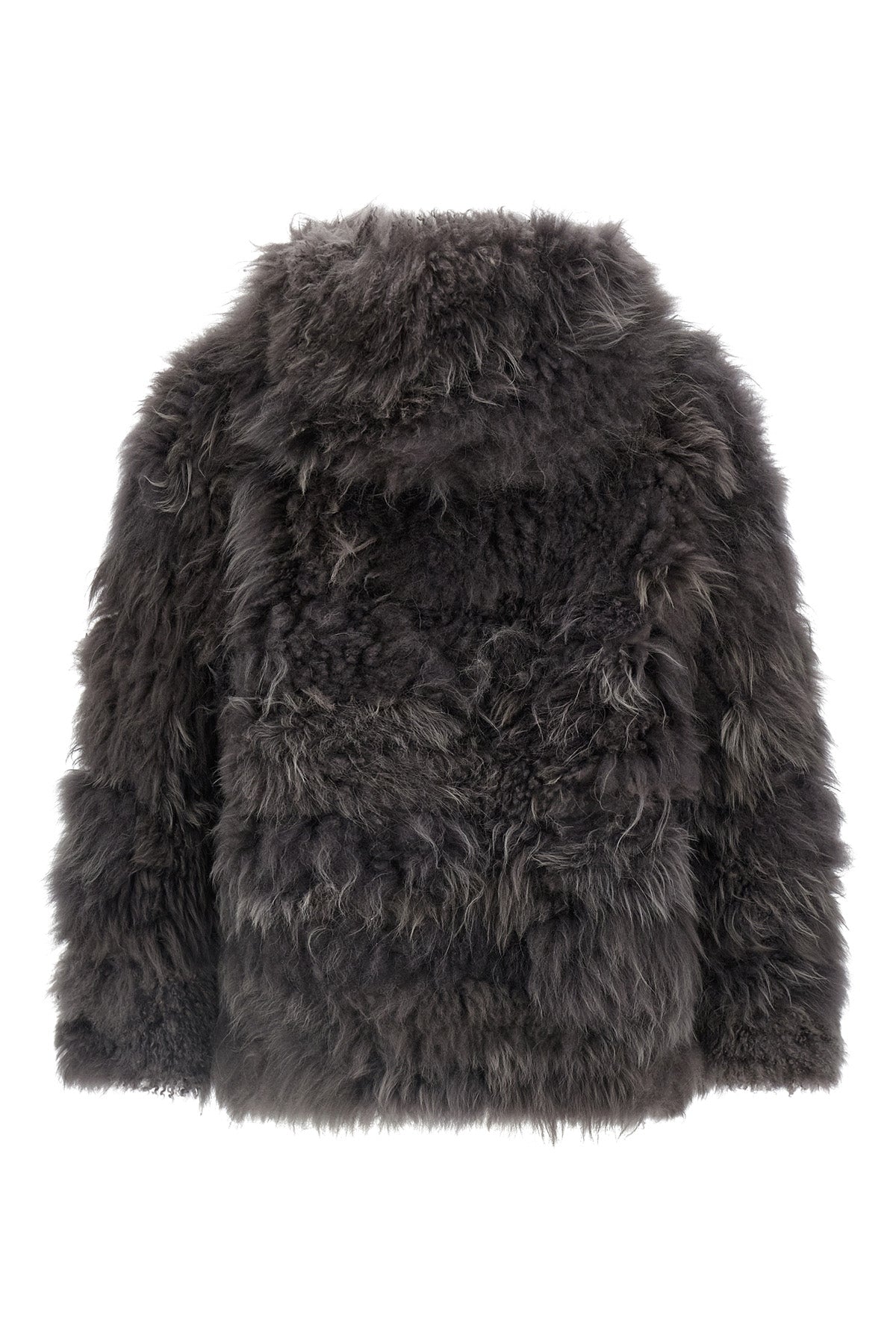 SIMONETTA RAVIZZA 38 flen long-haired cashmere fur coat