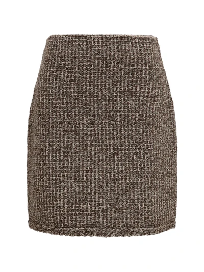 tweed mini skirt
