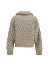 mohair and wool blend cardigan