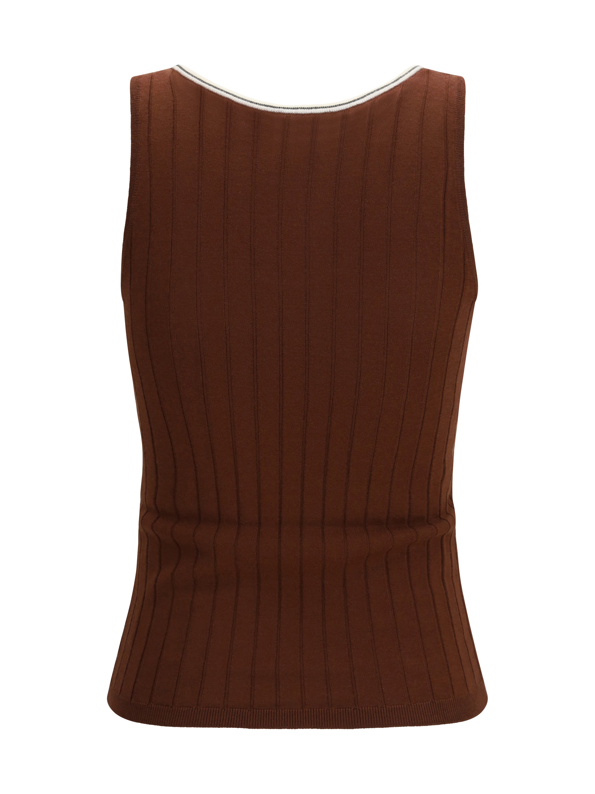 BRUNELLO CUCINELLI L ribbed jersey top